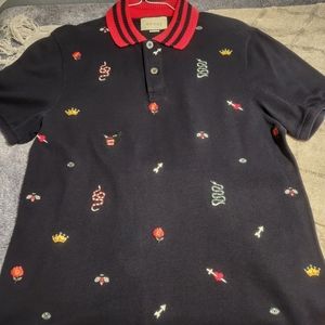 Gucci Polo Embroidered